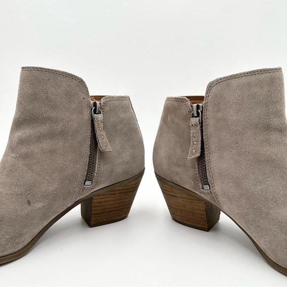 Frye Judith Zip Suede Ankle Booties - Picture 4 of 10